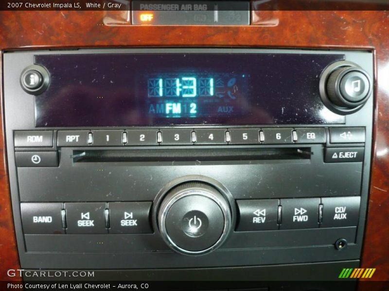 White / Gray 2007 Chevrolet Impala LS