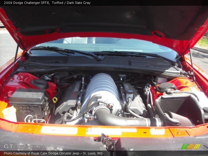 TorRed / Dark Slate Gray 2009 Dodge Challenger SRT8