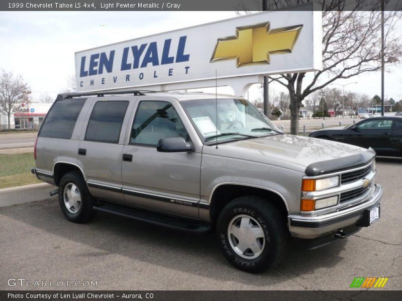 Light Pewter Metallic / Gray 1999 Chevrolet Tahoe LS 4x4
