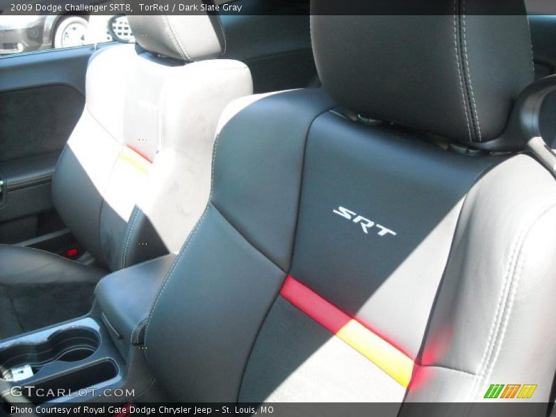 TorRed / Dark Slate Gray 2009 Dodge Challenger SRT8