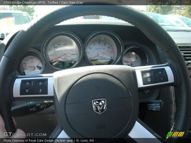 TorRed / Dark Slate Gray 2009 Dodge Challenger SRT8