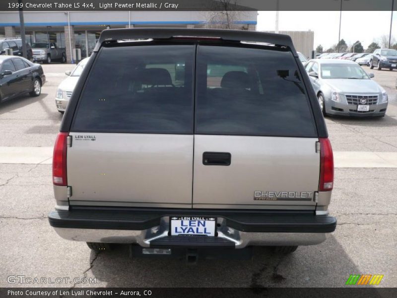 Light Pewter Metallic / Gray 1999 Chevrolet Tahoe LS 4x4