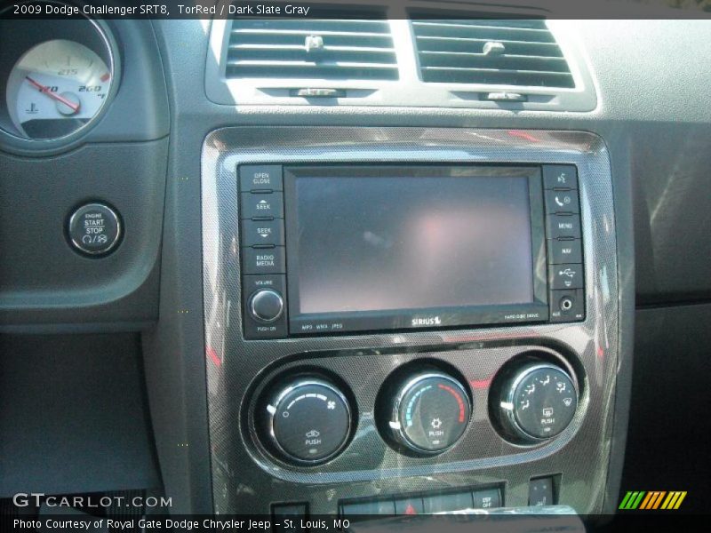 TorRed / Dark Slate Gray 2009 Dodge Challenger SRT8
