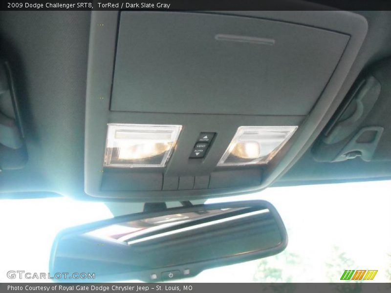 TorRed / Dark Slate Gray 2009 Dodge Challenger SRT8