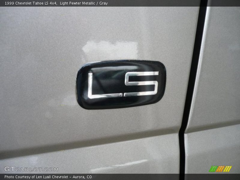 Light Pewter Metallic / Gray 1999 Chevrolet Tahoe LS 4x4