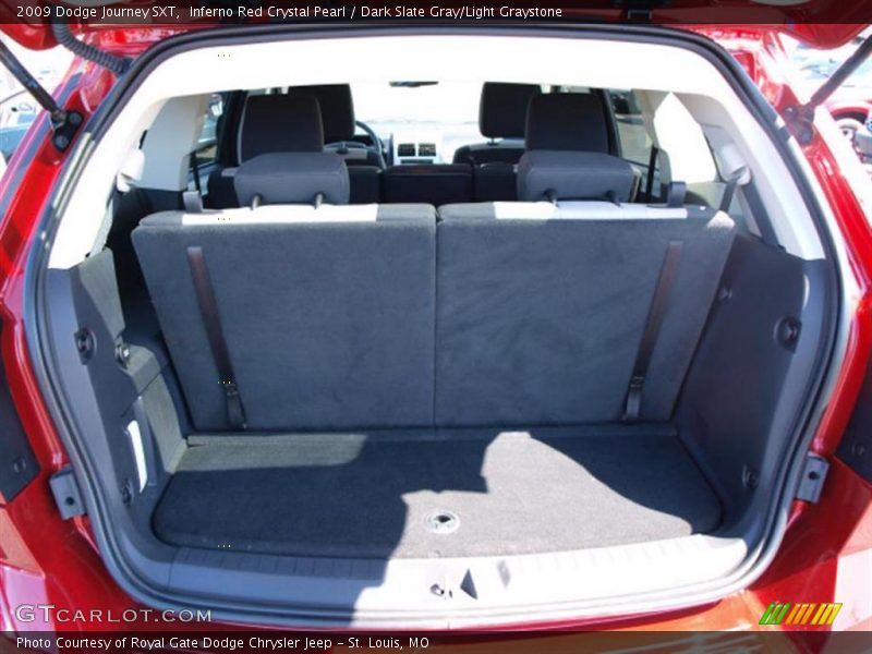 Inferno Red Crystal Pearl / Dark Slate Gray/Light Graystone 2009 Dodge Journey SXT