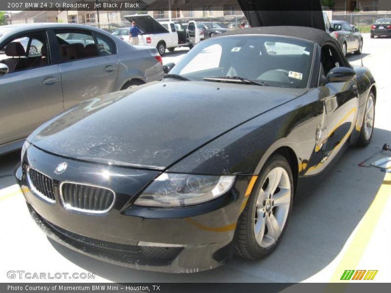 Jet Black / Black 2007 BMW Z4 3.0i Roadster