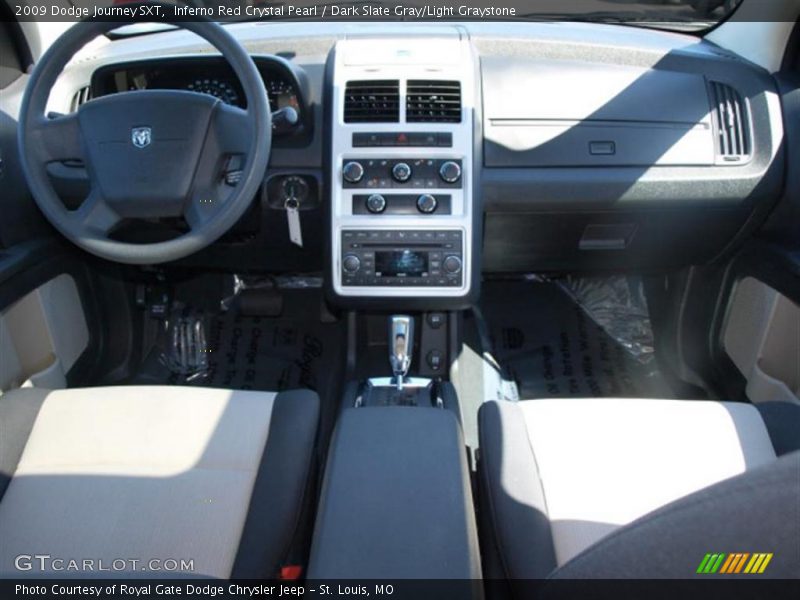 Inferno Red Crystal Pearl / Dark Slate Gray/Light Graystone 2009 Dodge Journey SXT