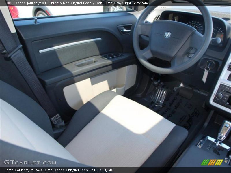 Inferno Red Crystal Pearl / Dark Slate Gray/Light Graystone 2009 Dodge Journey SXT