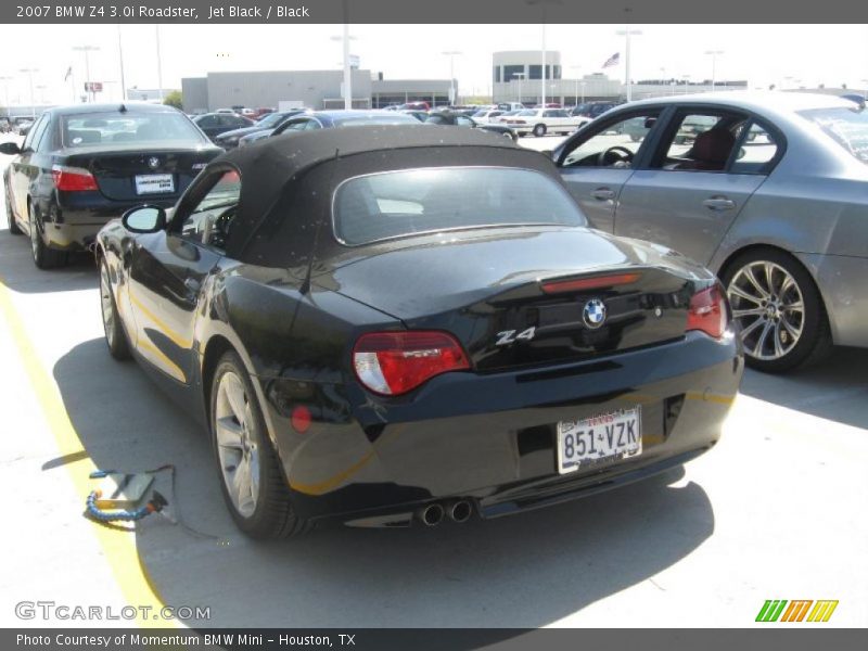 Jet Black / Black 2007 BMW Z4 3.0i Roadster