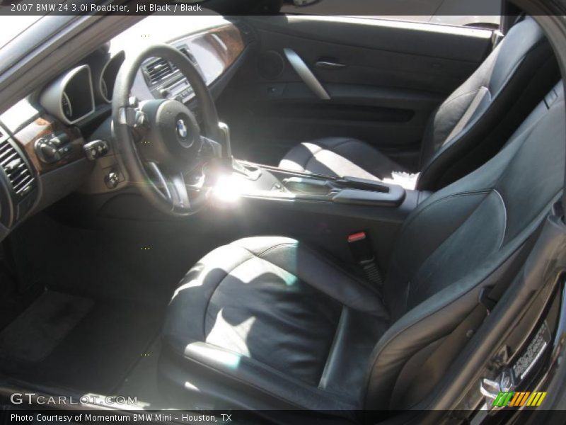 Jet Black / Black 2007 BMW Z4 3.0i Roadster
