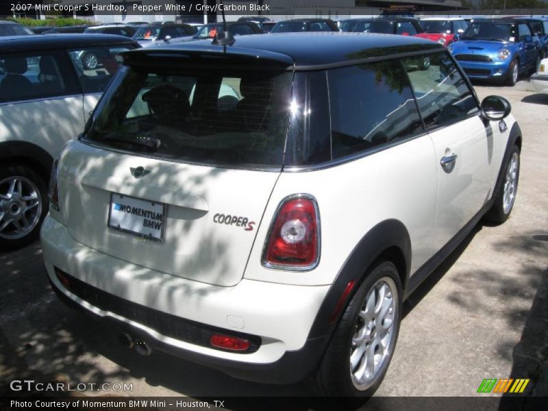 Pepper White / Grey/Carbon Black 2007 Mini Cooper S Hardtop