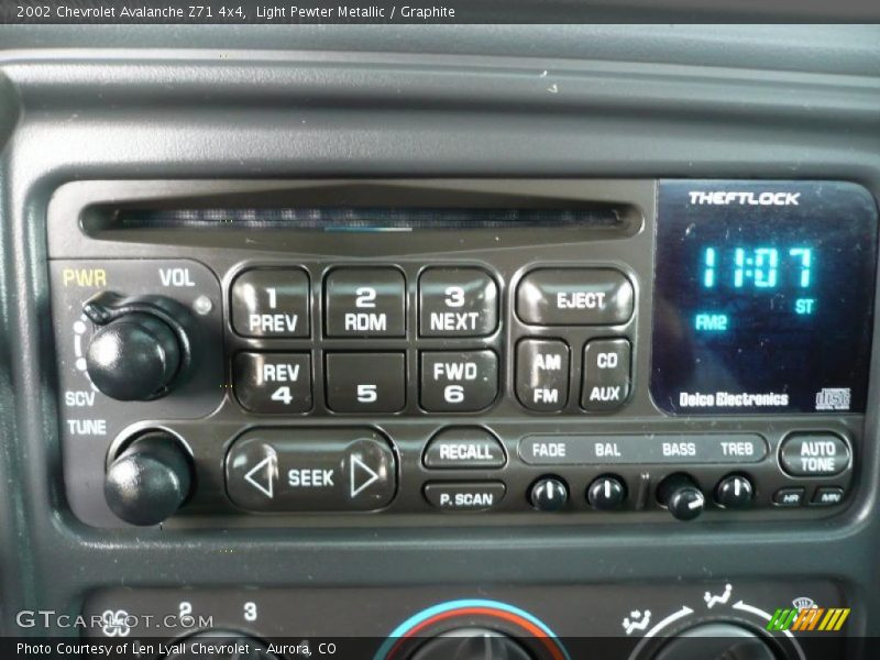 Light Pewter Metallic / Graphite 2002 Chevrolet Avalanche Z71 4x4