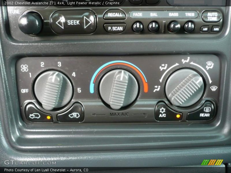 Light Pewter Metallic / Graphite 2002 Chevrolet Avalanche Z71 4x4