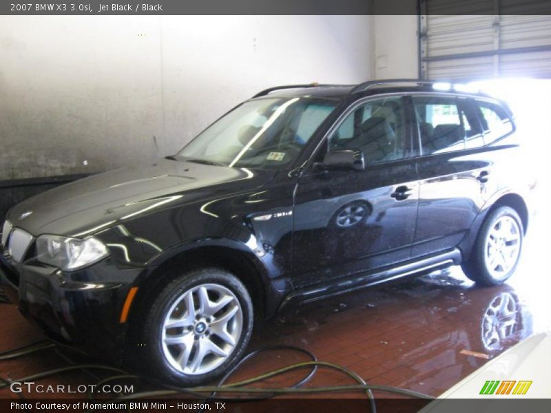 Jet Black / Black 2007 BMW X3 3.0si