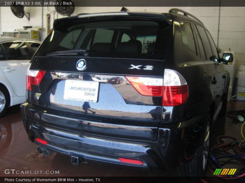 Jet Black / Black 2007 BMW X3 3.0si