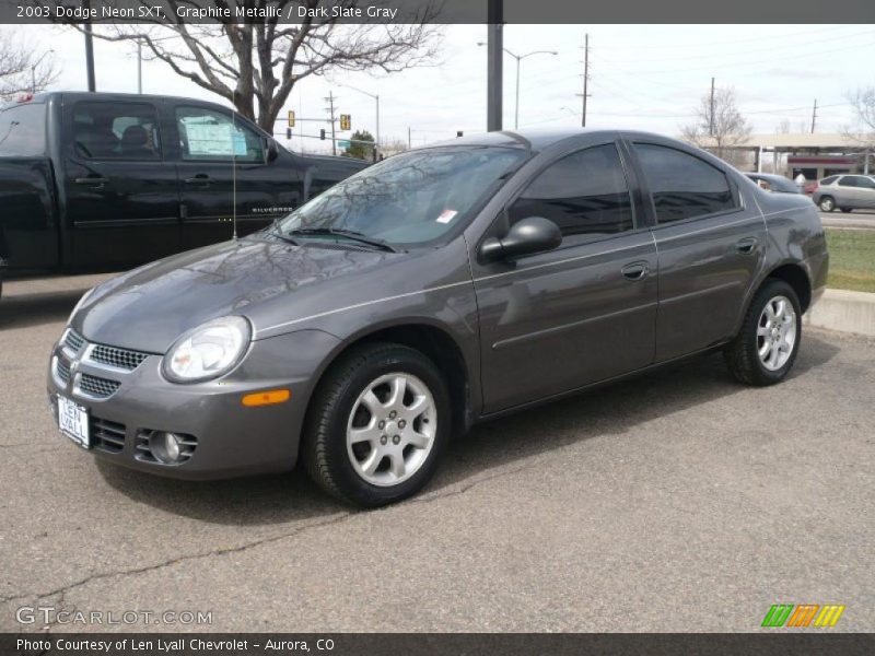 Graphite Metallic / Dark Slate Gray 2003 Dodge Neon SXT