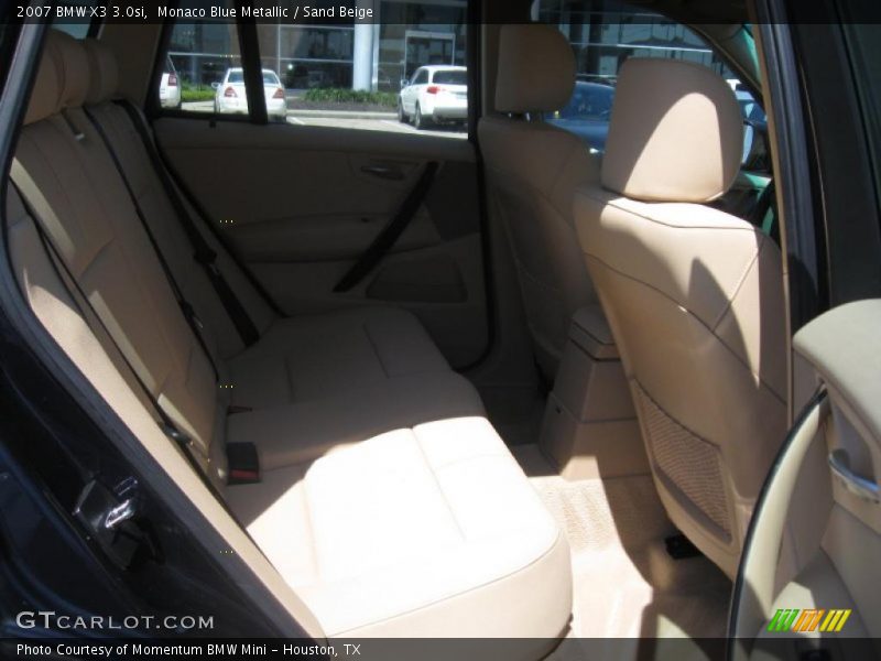 Monaco Blue Metallic / Sand Beige 2007 BMW X3 3.0si