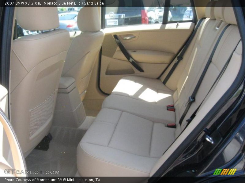 Monaco Blue Metallic / Sand Beige 2007 BMW X3 3.0si