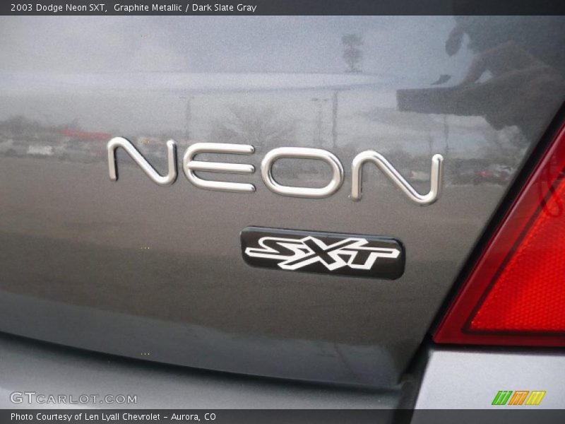 Graphite Metallic / Dark Slate Gray 2003 Dodge Neon SXT