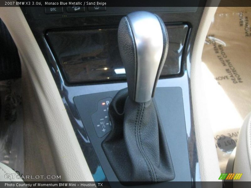 Monaco Blue Metallic / Sand Beige 2007 BMW X3 3.0si