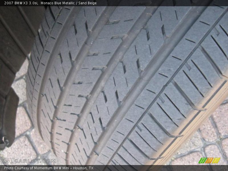 Monaco Blue Metallic / Sand Beige 2007 BMW X3 3.0si