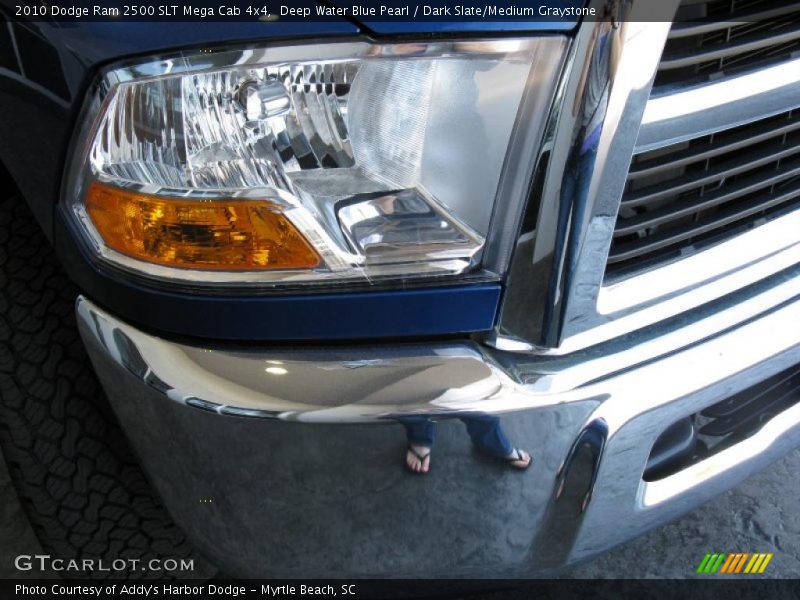 Deep Water Blue Pearl / Dark Slate/Medium Graystone 2010 Dodge Ram 2500 SLT Mega Cab 4x4