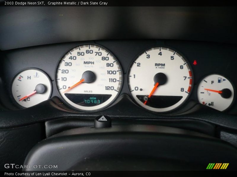 Graphite Metallic / Dark Slate Gray 2003 Dodge Neon SXT