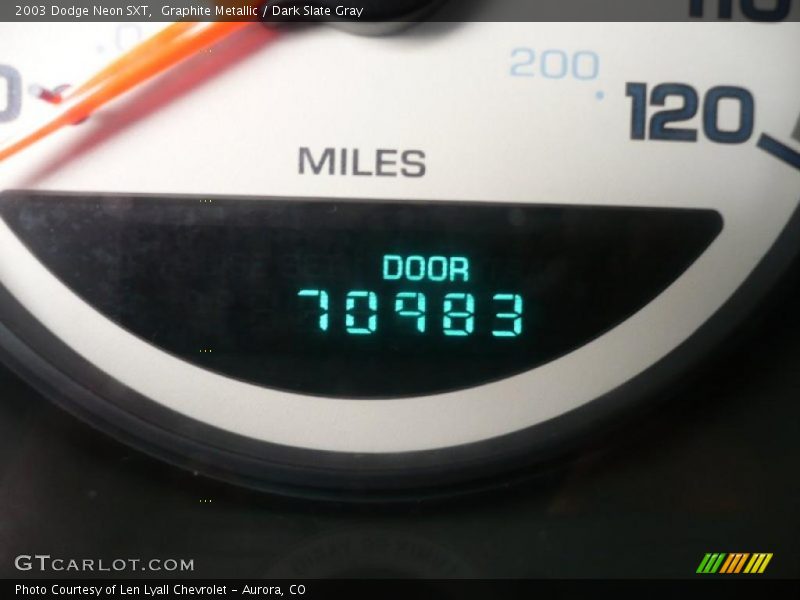 Graphite Metallic / Dark Slate Gray 2003 Dodge Neon SXT