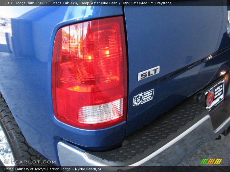 Deep Water Blue Pearl / Dark Slate/Medium Graystone 2010 Dodge Ram 2500 SLT Mega Cab 4x4