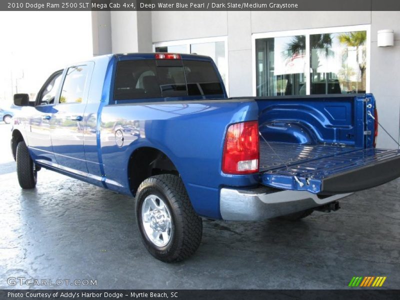 Deep Water Blue Pearl / Dark Slate/Medium Graystone 2010 Dodge Ram 2500 SLT Mega Cab 4x4