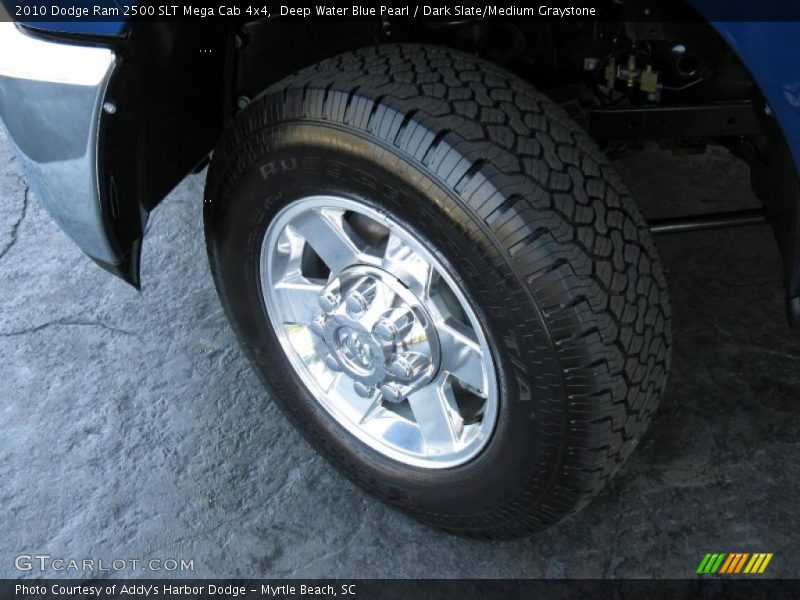 Deep Water Blue Pearl / Dark Slate/Medium Graystone 2010 Dodge Ram 2500 SLT Mega Cab 4x4