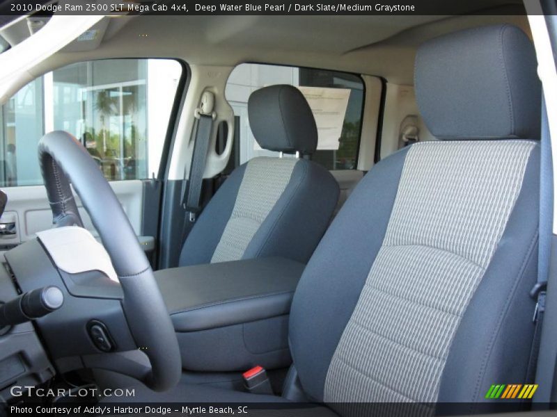 Deep Water Blue Pearl / Dark Slate/Medium Graystone 2010 Dodge Ram 2500 SLT Mega Cab 4x4