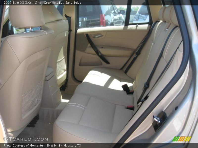 Silver Grey Metallic / Sand Beige 2007 BMW X3 3.0si