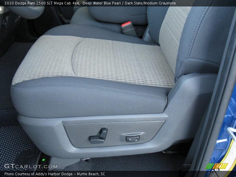 Deep Water Blue Pearl / Dark Slate/Medium Graystone 2010 Dodge Ram 2500 SLT Mega Cab 4x4