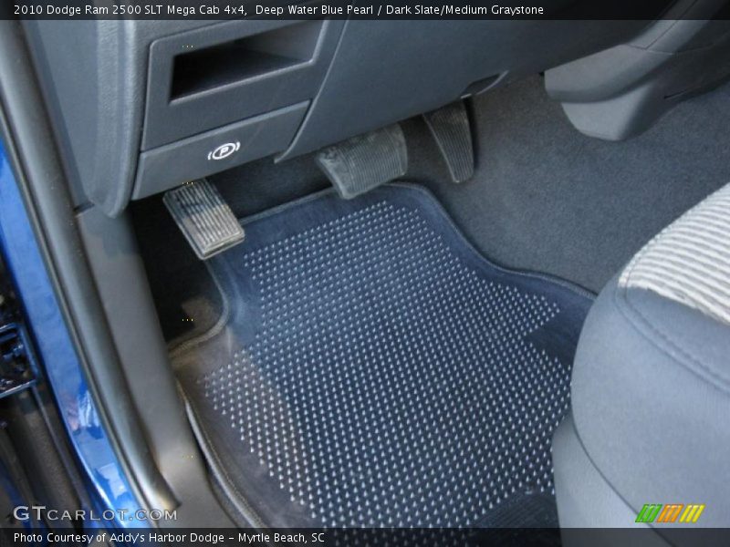 Deep Water Blue Pearl / Dark Slate/Medium Graystone 2010 Dodge Ram 2500 SLT Mega Cab 4x4
