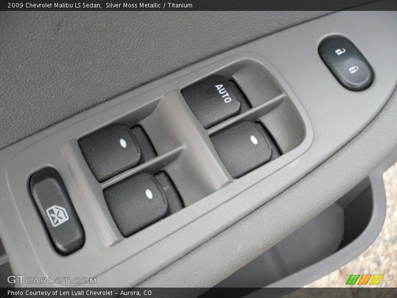 Silver Moss Metallic / Titanium 2009 Chevrolet Malibu LS Sedan