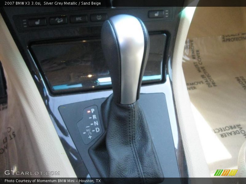 Silver Grey Metallic / Sand Beige 2007 BMW X3 3.0si