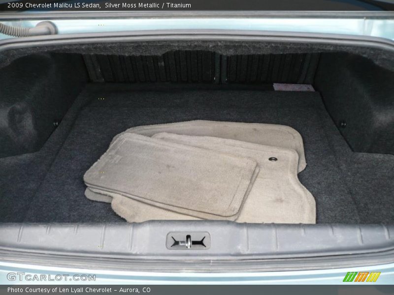 Silver Moss Metallic / Titanium 2009 Chevrolet Malibu LS Sedan