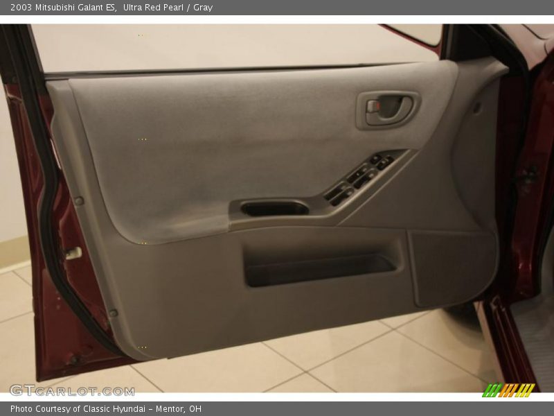 Ultra Red Pearl / Gray 2003 Mitsubishi Galant ES