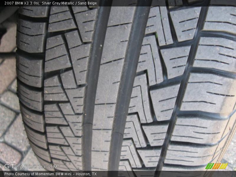 Silver Grey Metallic / Sand Beige 2007 BMW X3 3.0si