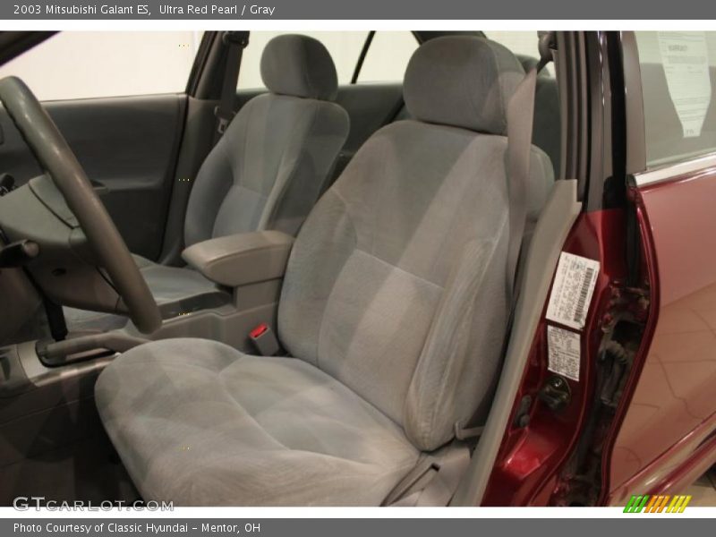Ultra Red Pearl / Gray 2003 Mitsubishi Galant ES