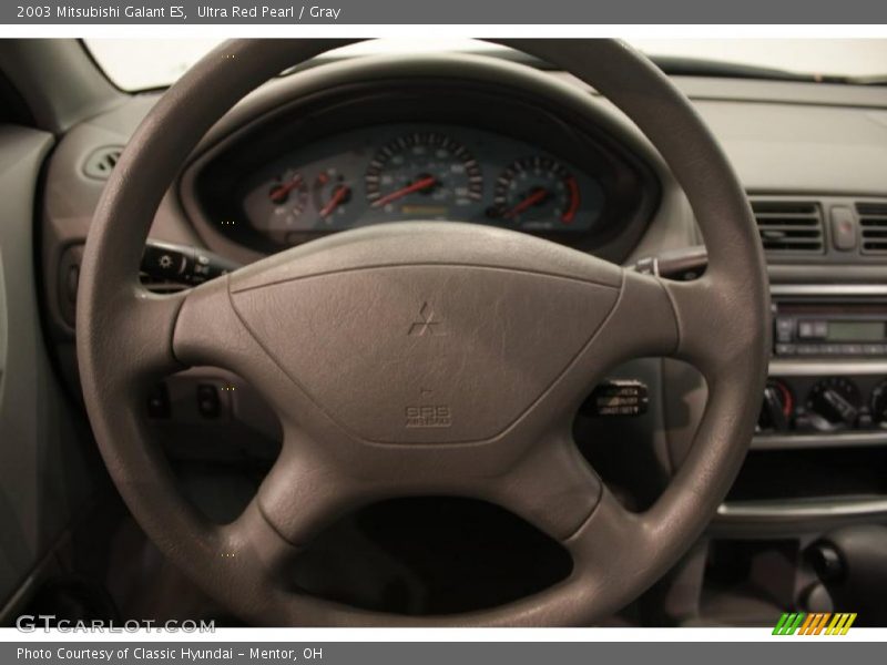 Ultra Red Pearl / Gray 2003 Mitsubishi Galant ES