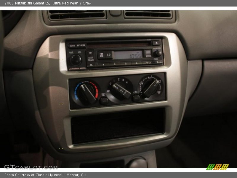 Ultra Red Pearl / Gray 2003 Mitsubishi Galant ES