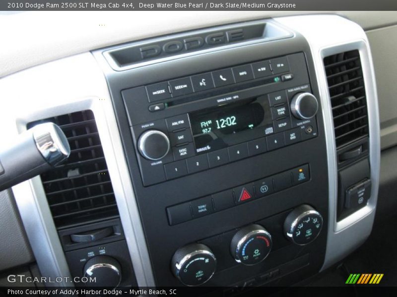 Deep Water Blue Pearl / Dark Slate/Medium Graystone 2010 Dodge Ram 2500 SLT Mega Cab 4x4