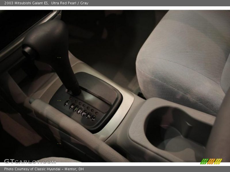 Ultra Red Pearl / Gray 2003 Mitsubishi Galant ES