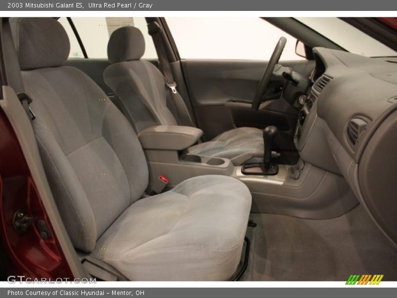 Ultra Red Pearl / Gray 2003 Mitsubishi Galant ES