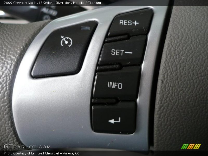 Silver Moss Metallic / Titanium 2009 Chevrolet Malibu LS Sedan