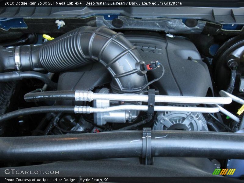 Deep Water Blue Pearl / Dark Slate/Medium Graystone 2010 Dodge Ram 2500 SLT Mega Cab 4x4