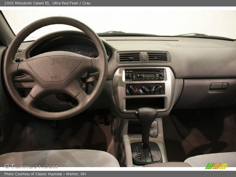 Ultra Red Pearl / Gray 2003 Mitsubishi Galant ES